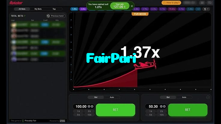 FairPari casino presented on mobile device in Pakistan with slots and live games